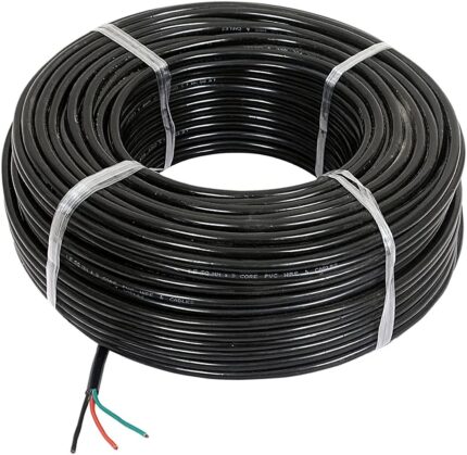 GVD PVC & FR Insulated 3 Core Flexible Copper Wires & Cables for Home