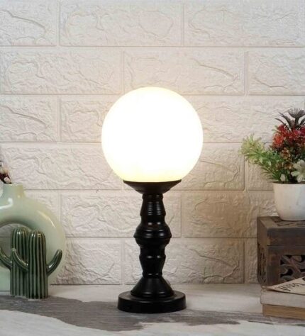 Shop Milk Glass Lamps to complete your bedroom lighting ideas